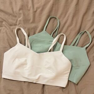 All in Motion Women's Bra Set - White and Mint